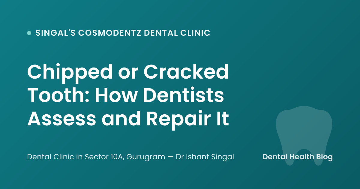 Chipped or Cracked Tooth: How Dentists Assess and Repair It