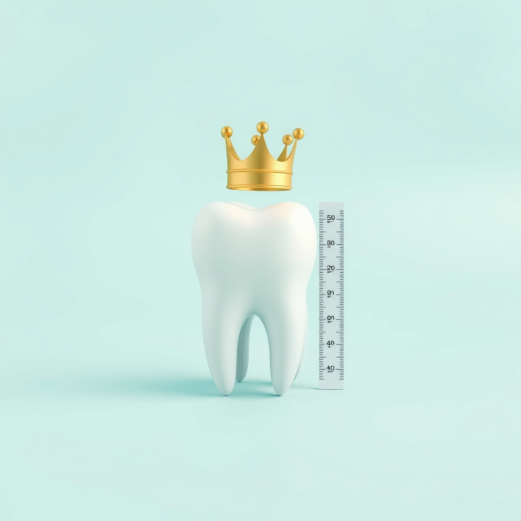 Illustration: Metal vs Ceramic vs Zirconia Dental Crowns: A Comparison Guide