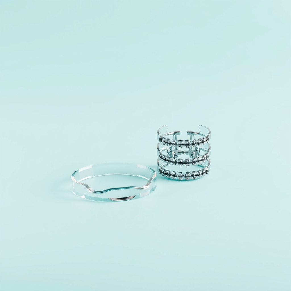 Illustration: Clear Aligners vs Metal Braces: A Comparison Guide for Gurugram Patients