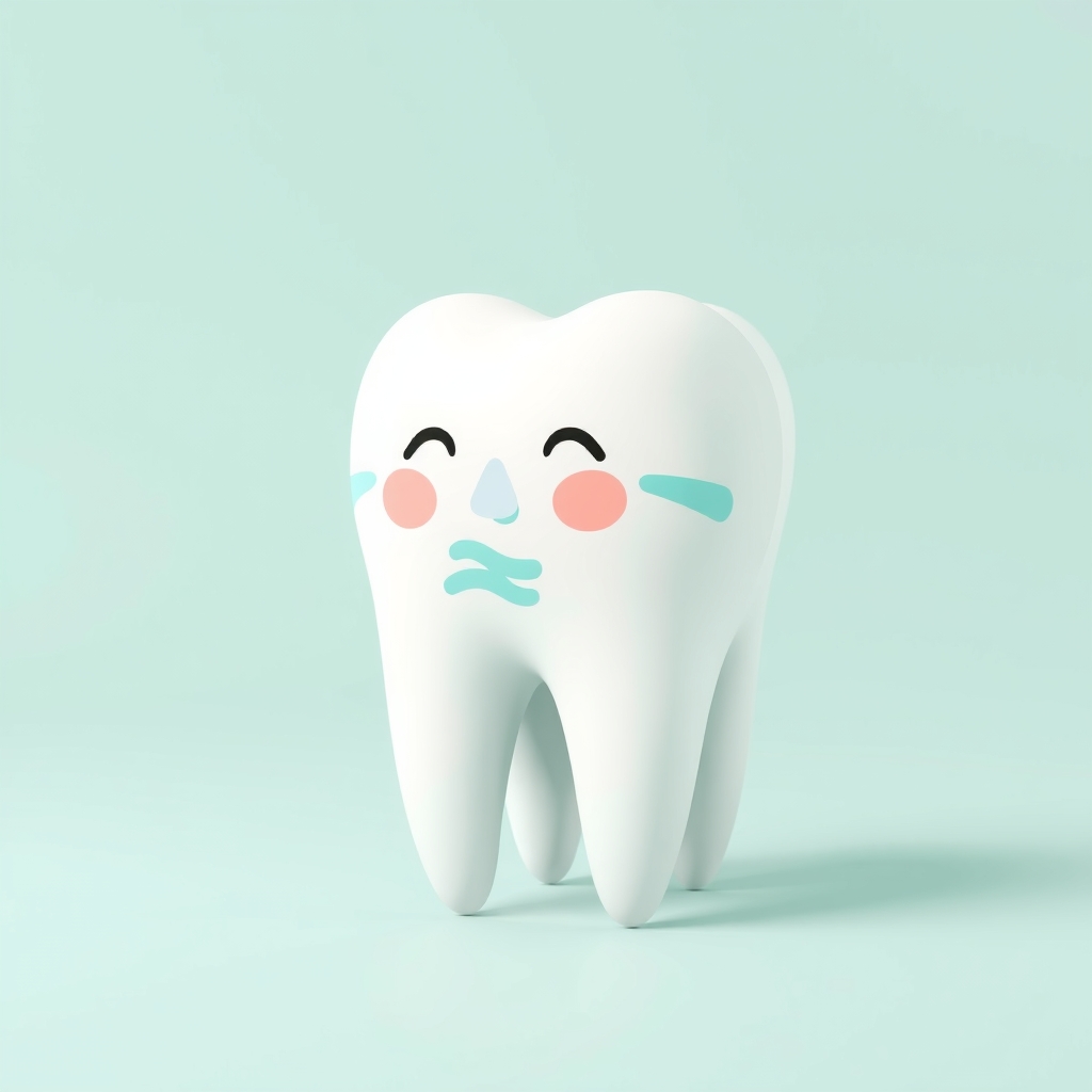 Illustration: How Chronic Mouth Breathing Affects a Child's Jaw Growth and Teeth