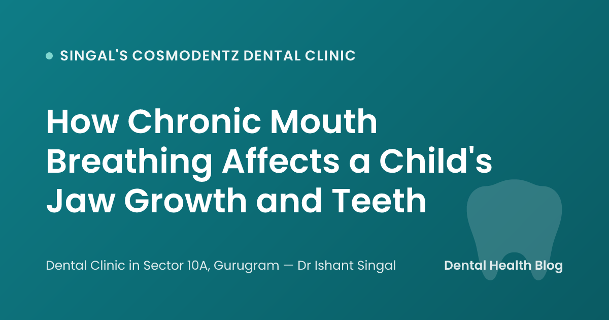 How Chronic Mouth Breathing Affects a Child's Jaw Growth and Teeth