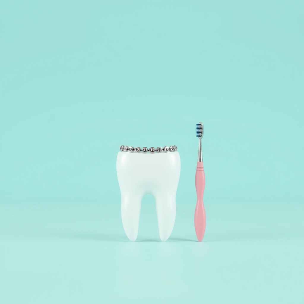 Illustration: How to Keep Teeth Clean and Cavity-Free While Wearing Braces